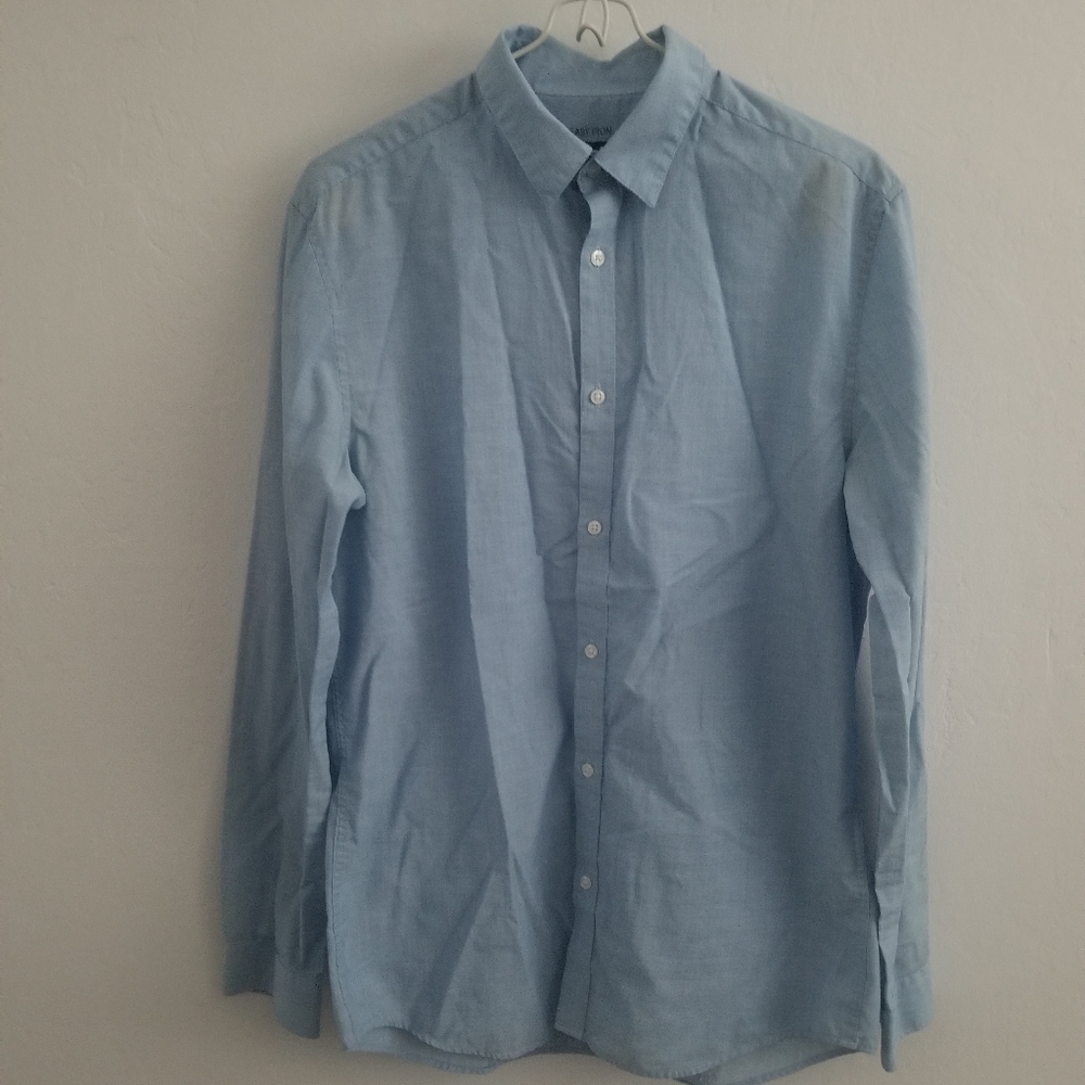 H&M Light Blue Button Up